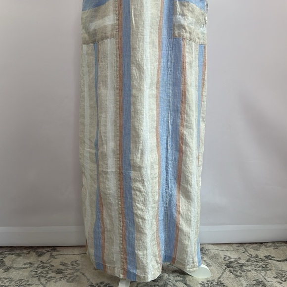 Poetry Linen Striped Dress - Picture 3 of 9